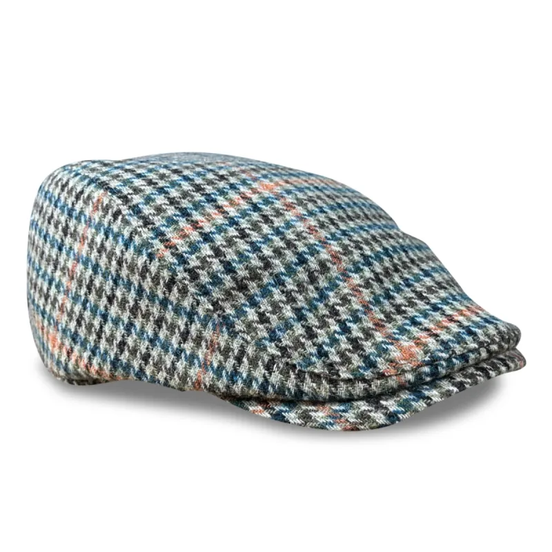 The Hound Boston Scally Cap - Tan Houndstooth sold by Boston Scally