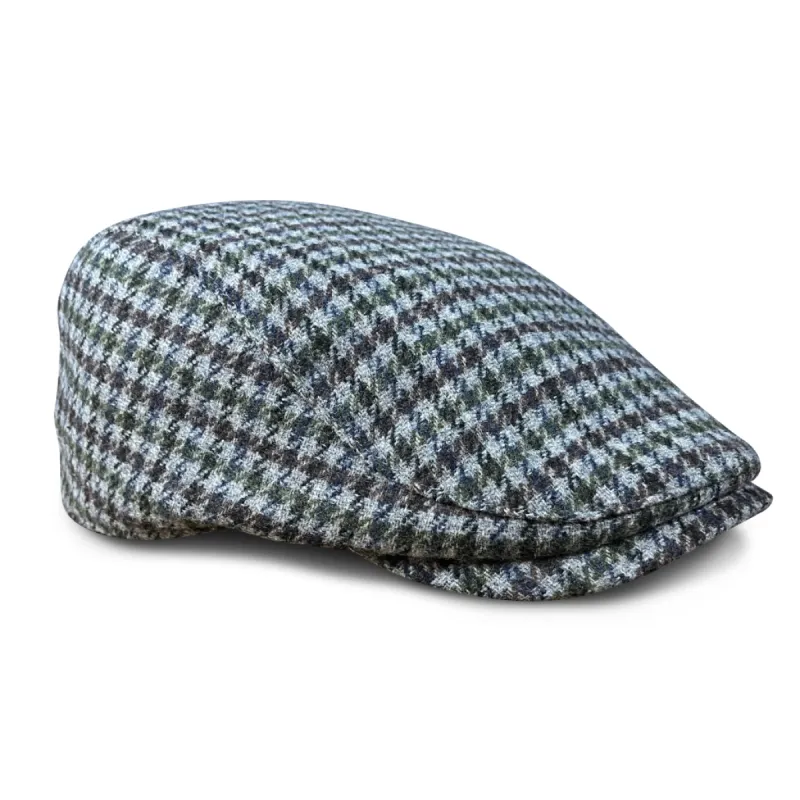 The Hound Boston Scally Cap - Grey Houndstooth sold by Boston Scally