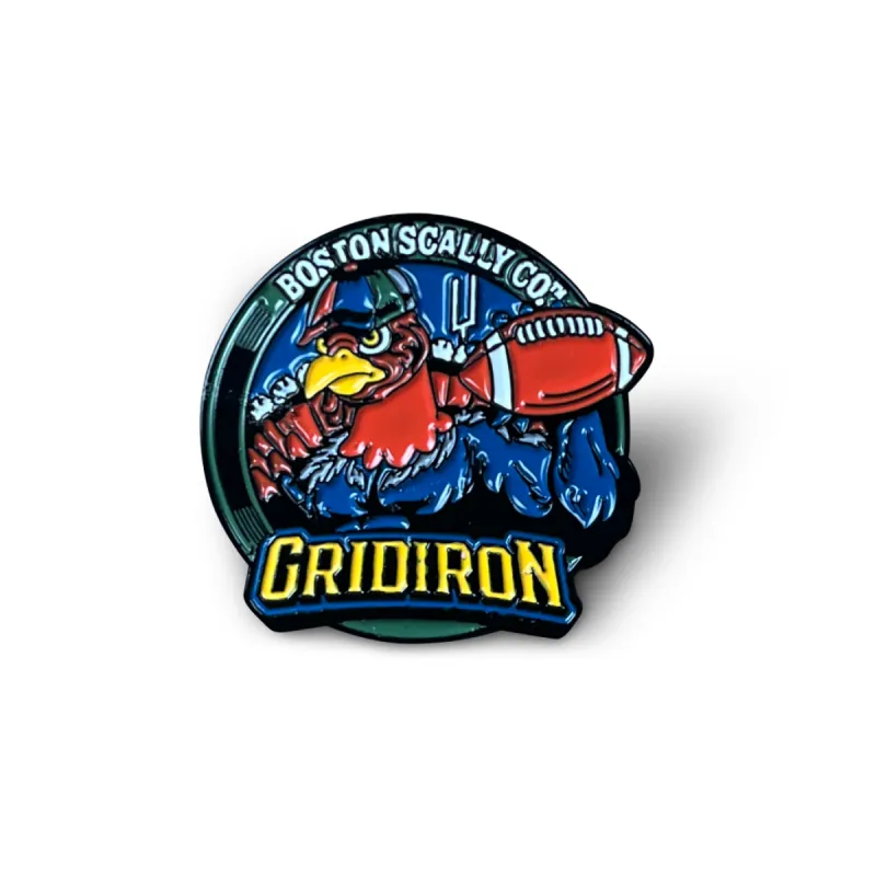 Boston Scally The Gridiron Cap Pin sold by Boston Scally