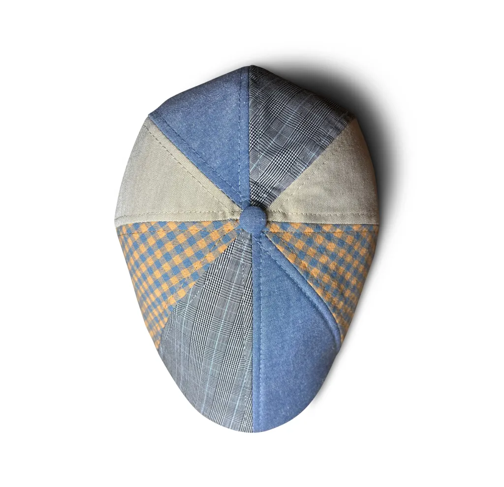 The Kraken Boston Scally Cap - Multi-Color Patchwork sold by Boston Scally product image thumbnail 5