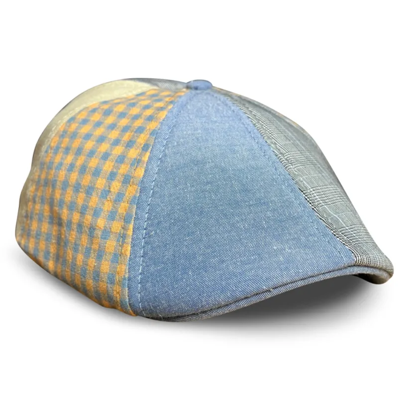 The Kraken Boston Scally Cap - Multi-Color Patchwork sold by Boston Scally