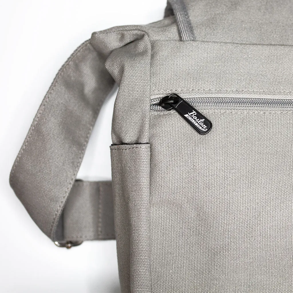 Boston Scally The Messenger Bag - Light Grey sold by Boston Scally product image thumbnail 4