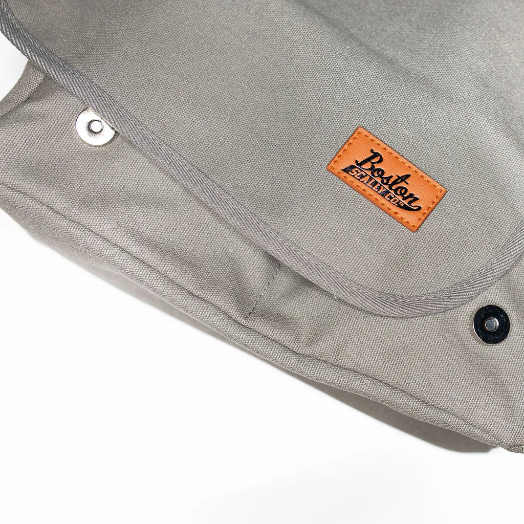 Boston Scally The Messenger Bag - Light Grey sold by Boston Scally product image thumbnail 3
