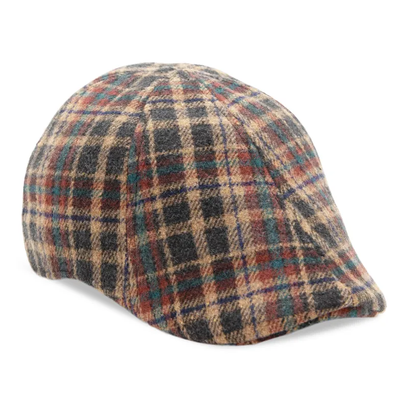 The Underdog Boston Scally Cap - Resilient Red Plaid sold by Boston Scally