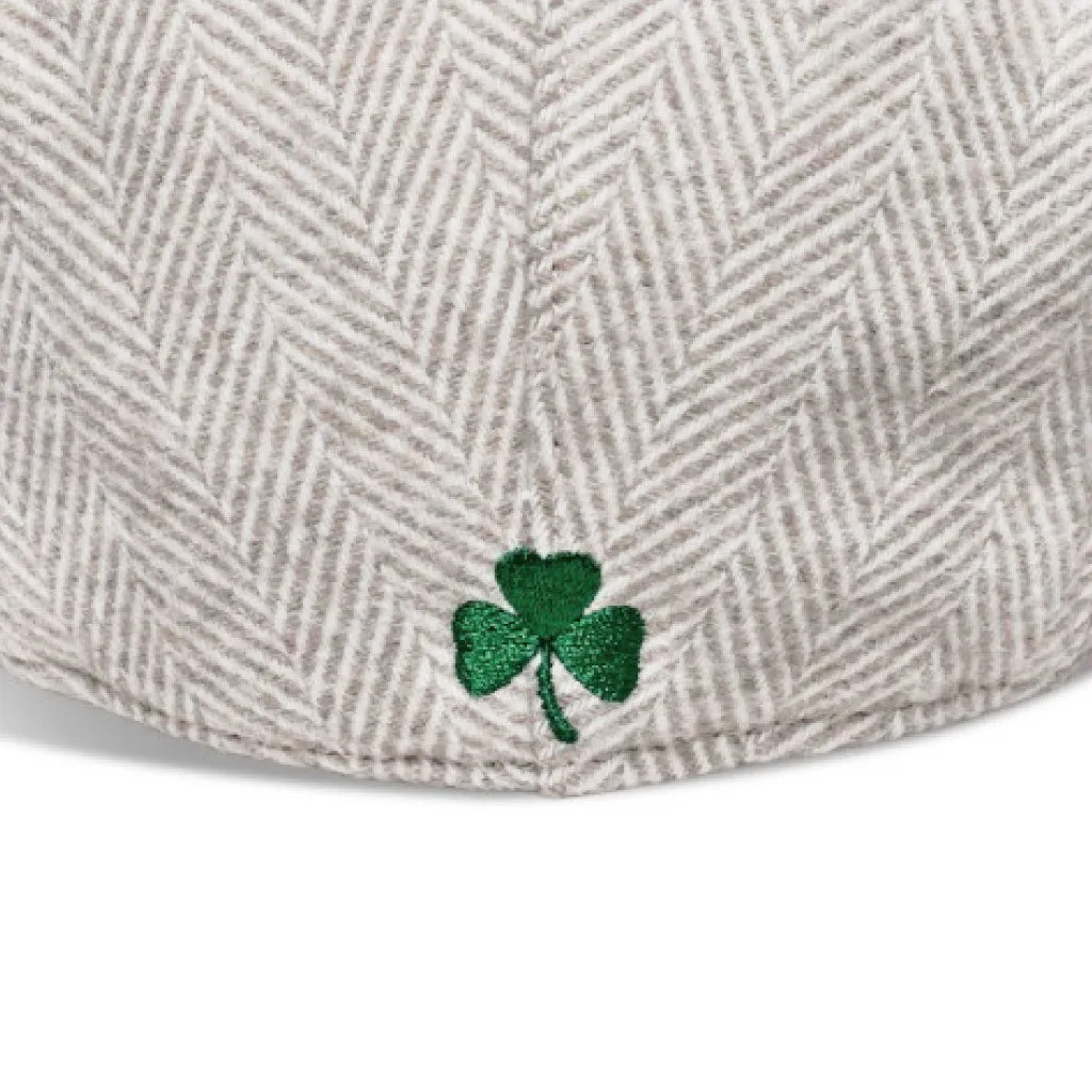 The Irish Boston Scally Cap - White Herringbone sold by Boston Scally product image thumbnail 5