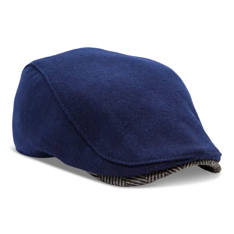 The Sidestreet Boston Scally Cap - Navy sold by Boston Scally