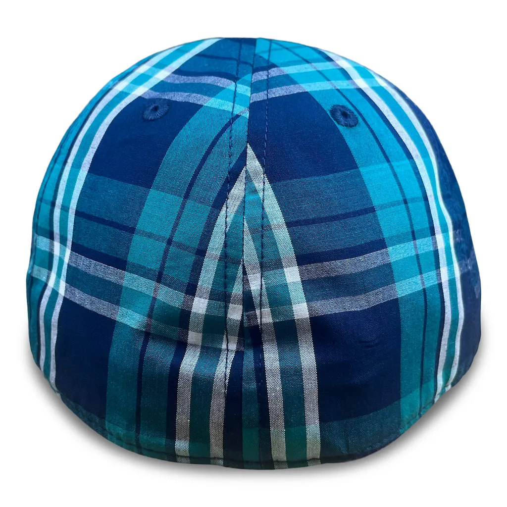 The Sweetwater Plaid Trainer Boston Scally Cap - Tealwater sold by Boston Scally product image thumbnail 5