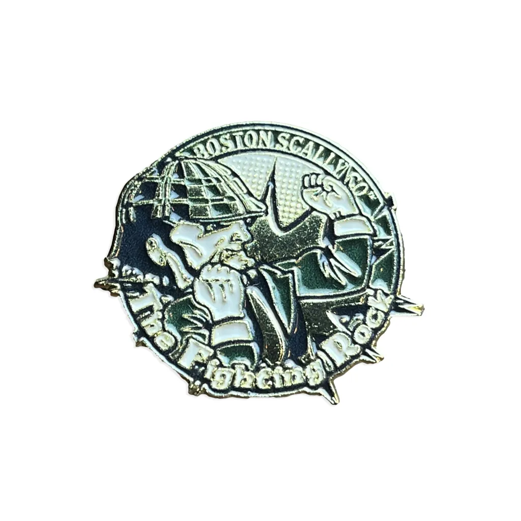 Boston Scally The Fighting Rock Cap Pin sold by Boston Scally