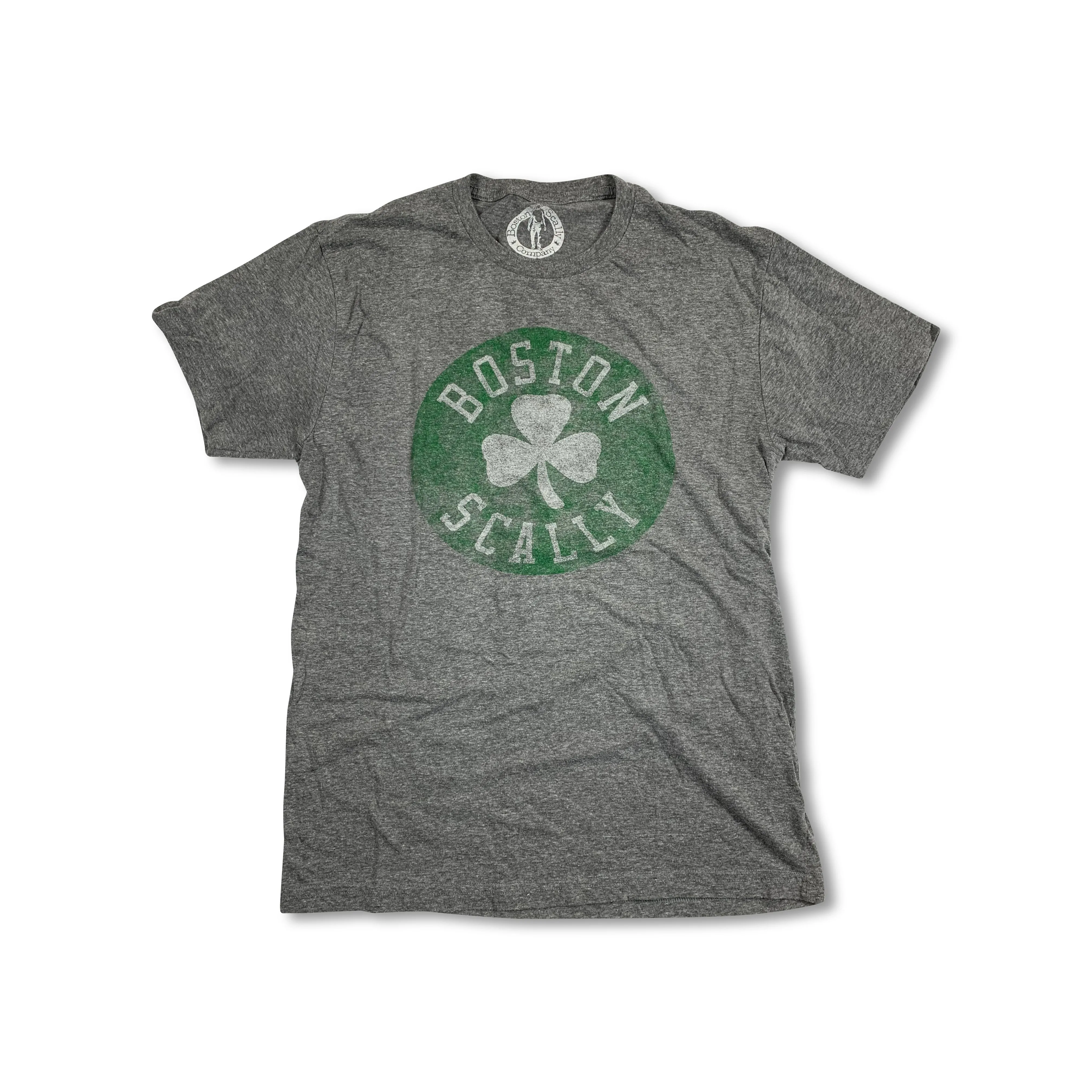 Boston Scally The Celtic Tee T-Shirt - Vintage Grey sold by Boston Scally