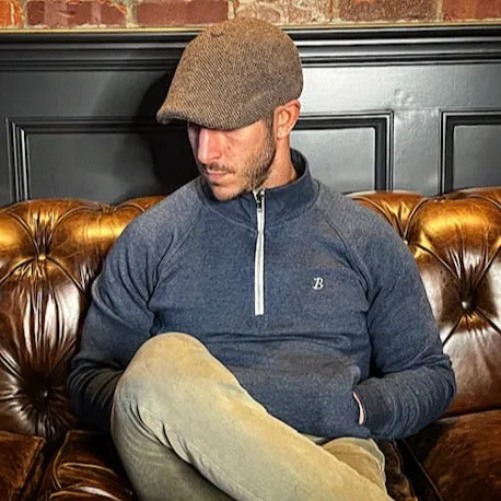 Boston Scally The 1/4 Zip-Up Pullover - Charcoal sold by Boston Scally product image thumbnail 2