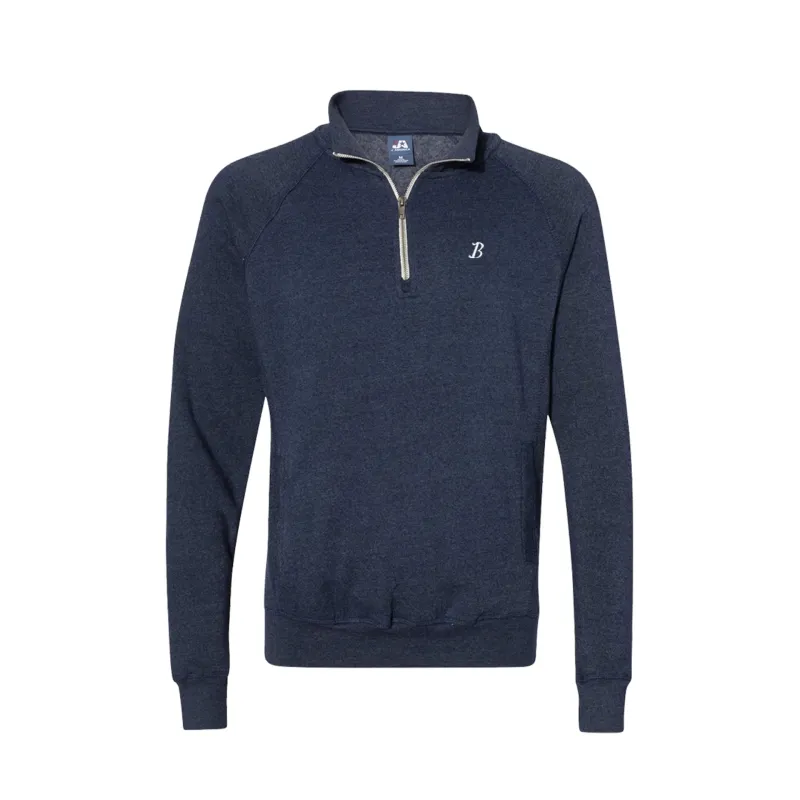 Boston Scally The 1/4 Zip-Up Pullover - Vintage Navy sold by Boston Scally