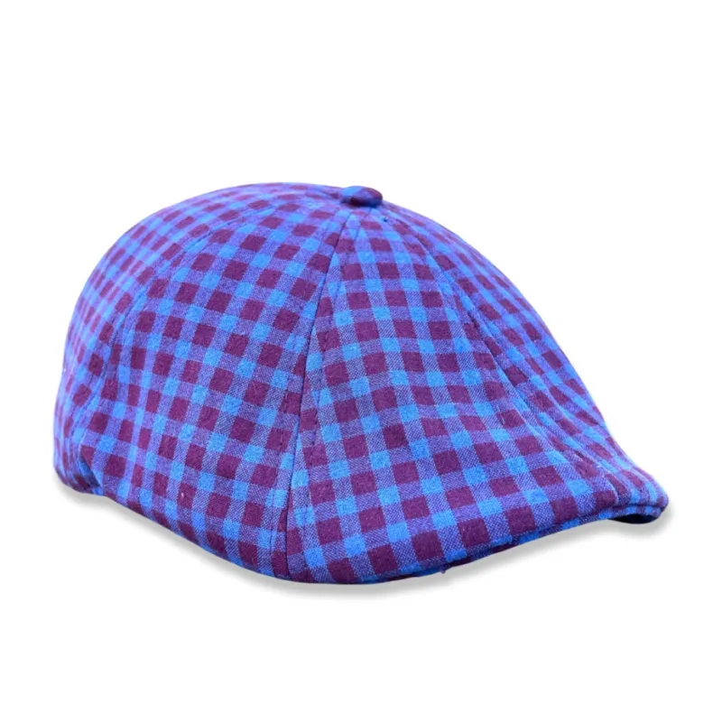 The Stand Boston Scally Cap - Wild Berry Plaid sold by Boston Scally