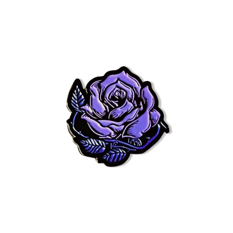 Boston Scally The Violet Rose Cap Pin sold by Boston Scally