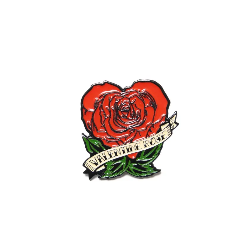 Boston Scally The Valentine Rose Cap Pin sold by Boston Scally