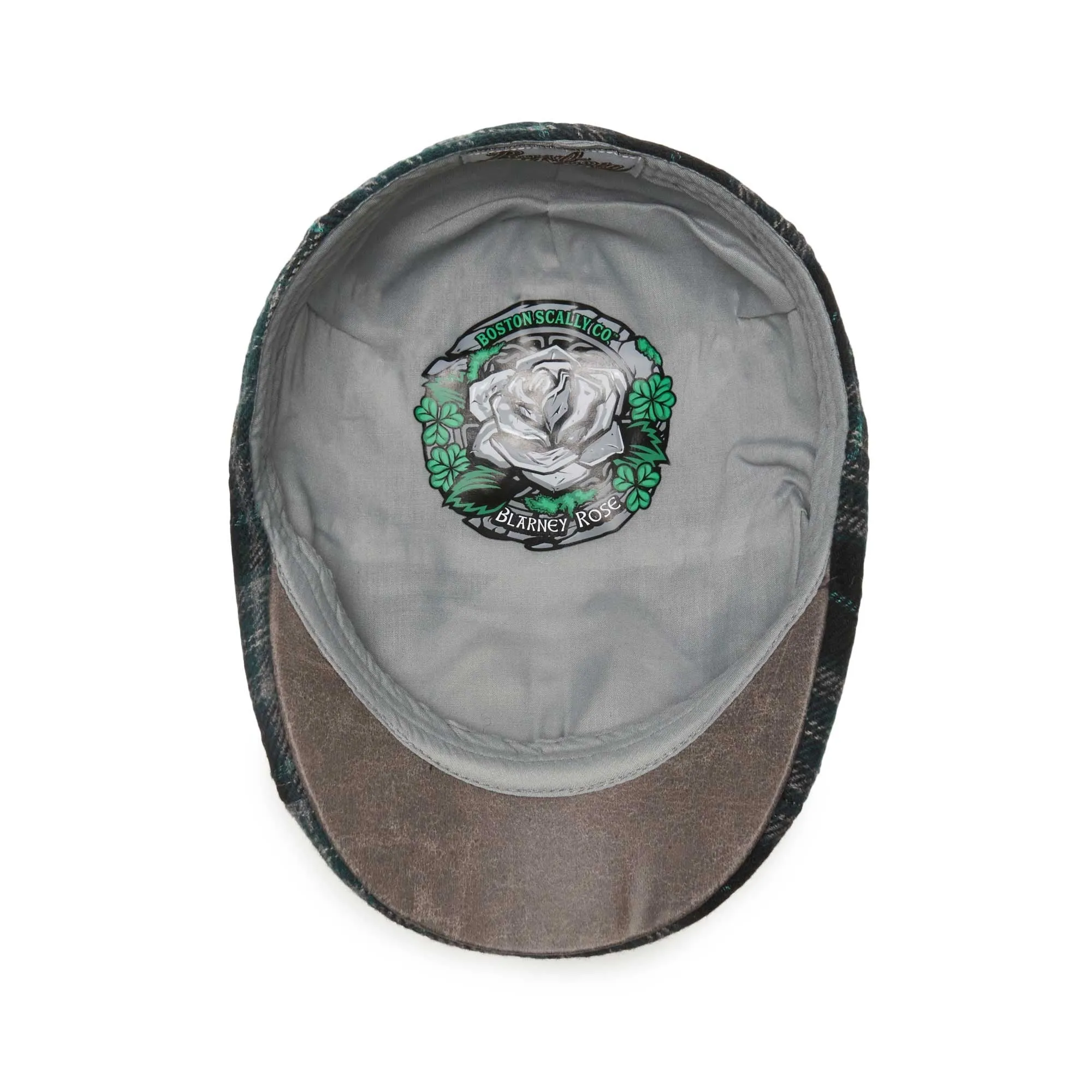 The Blarney Rose Boston Scally Cap - Blarney and Moss Plaid sold by Boston Scally product image thumbnail 2