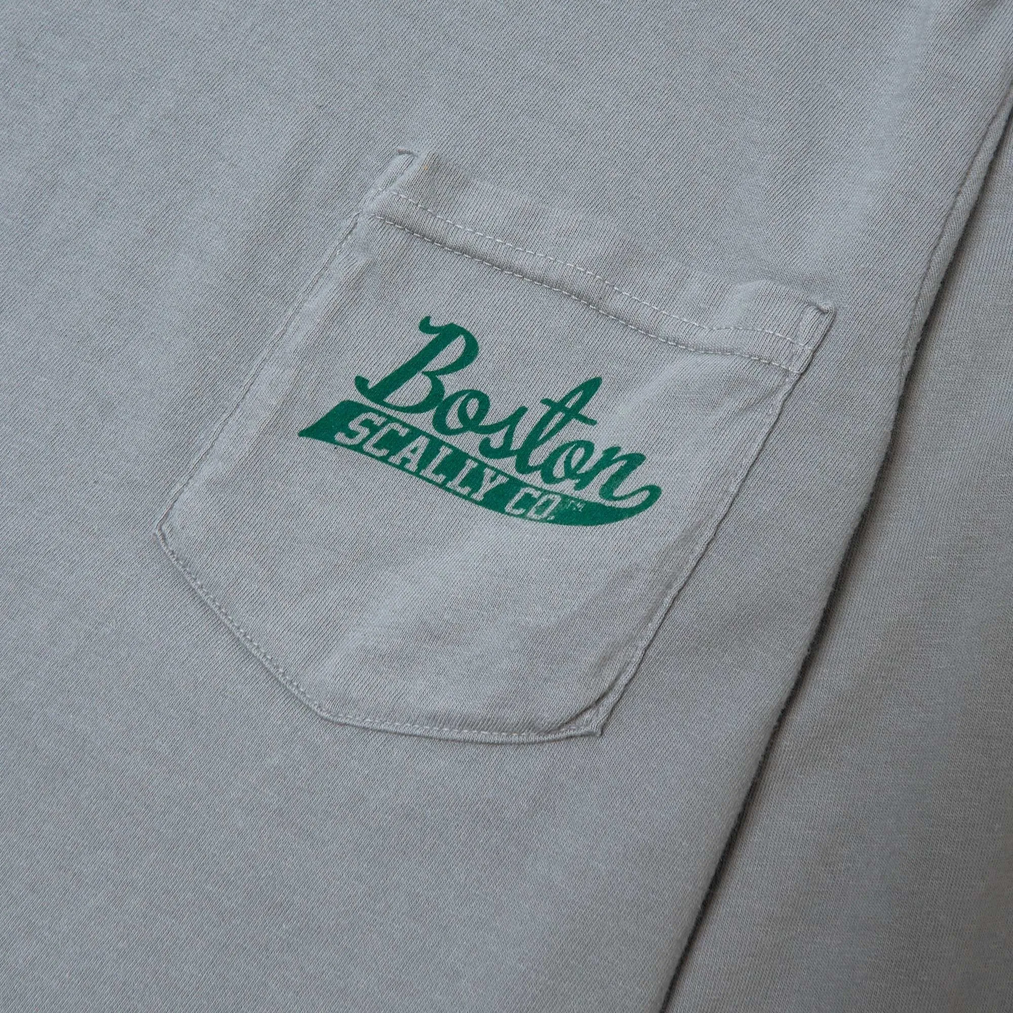 Boston Scally The Blarney Rose Long Sleeve Tee T-shirt - Granite sold by Boston Scally product image thumbnail 2