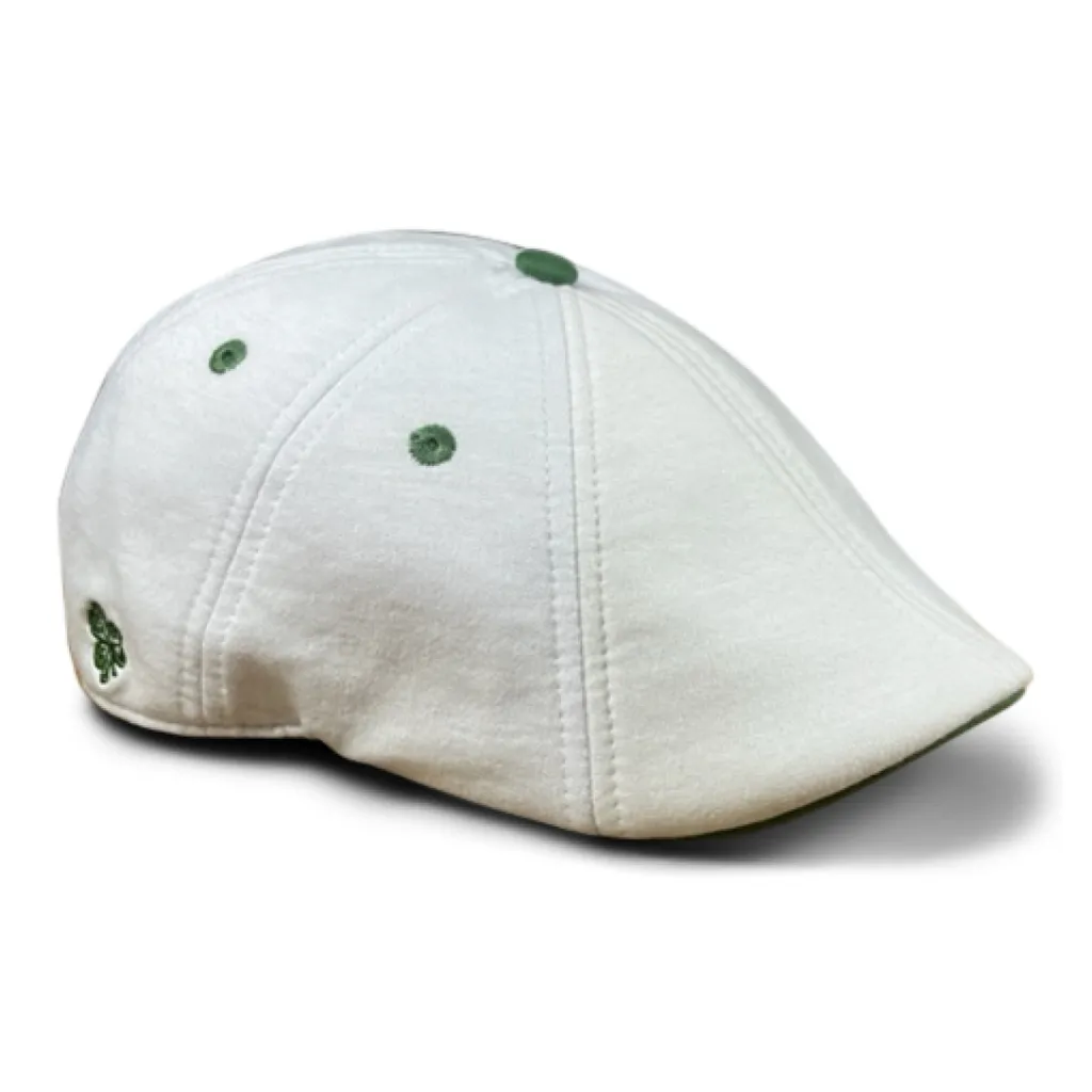 The Lucky Boston Scally Cap - White sold by Boston Scally