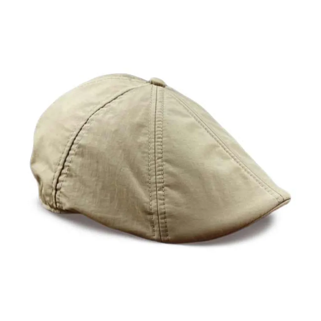 The Repel 8-Panel Boston Scally Cap - Craft Tan sold by Boston Scally