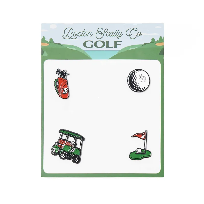 Boston Scally The Golf Cap Pin Set sold by Boston Scally