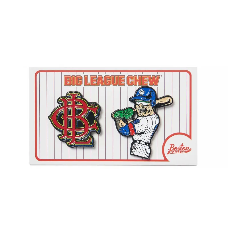 Boston Scally Big League Chew Cap Pin Set sold by Boston Scally