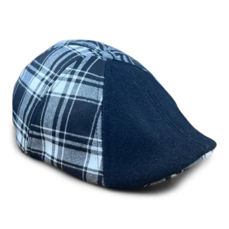 The Ghosthead Boston Scally Cap - Ghost Plaid sold by Boston Scally