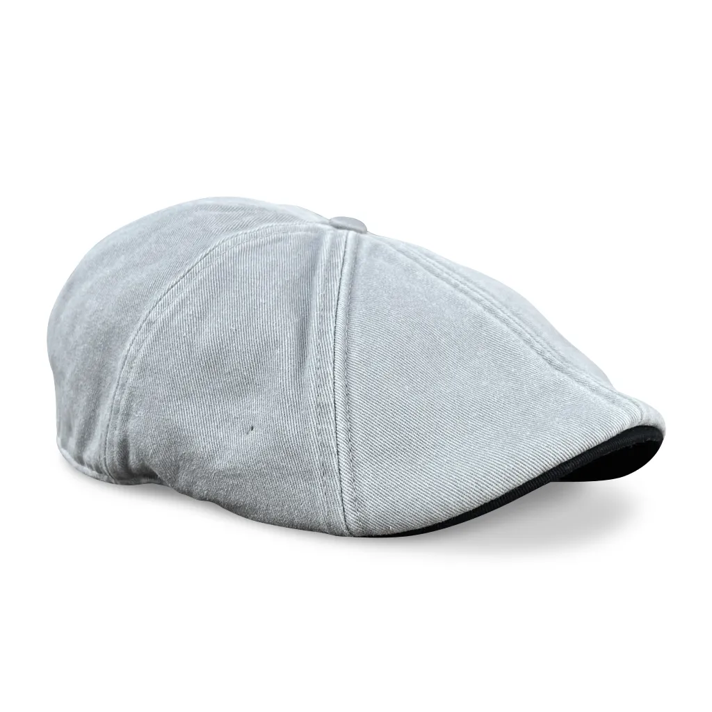 The Captain Boston Scally Cap - Saltwood Grey sold by Boston Scally