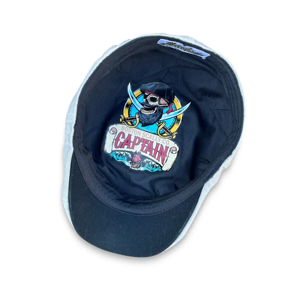 The Captain Boston Scally Cap - Saltwood Grey sold by Boston Scally product image thumbnail 2