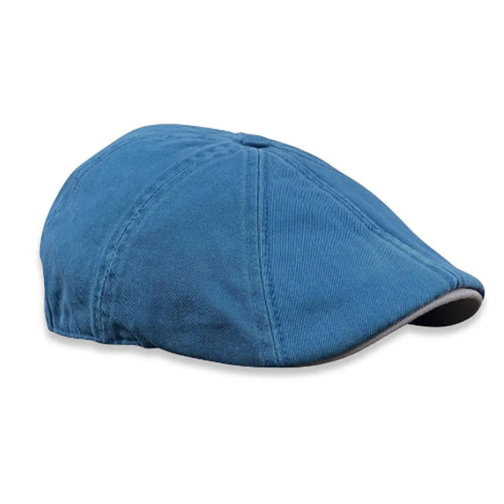 The Captain Boston Scally Cap - Topaz Blue sold by Boston Scally