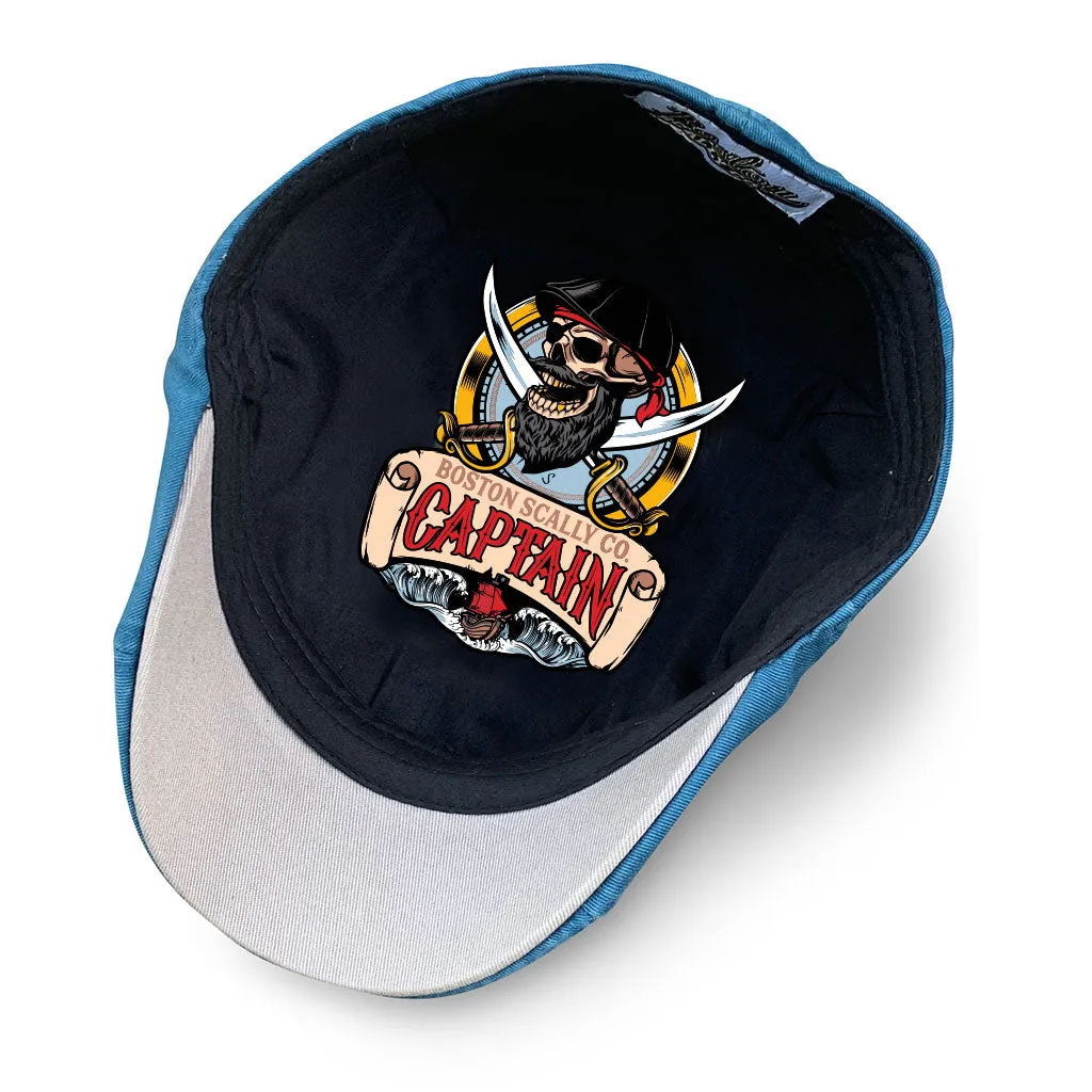 The Captain Boston Scally Cap - Topaz Blue sold by Boston Scally product image thumbnail 2