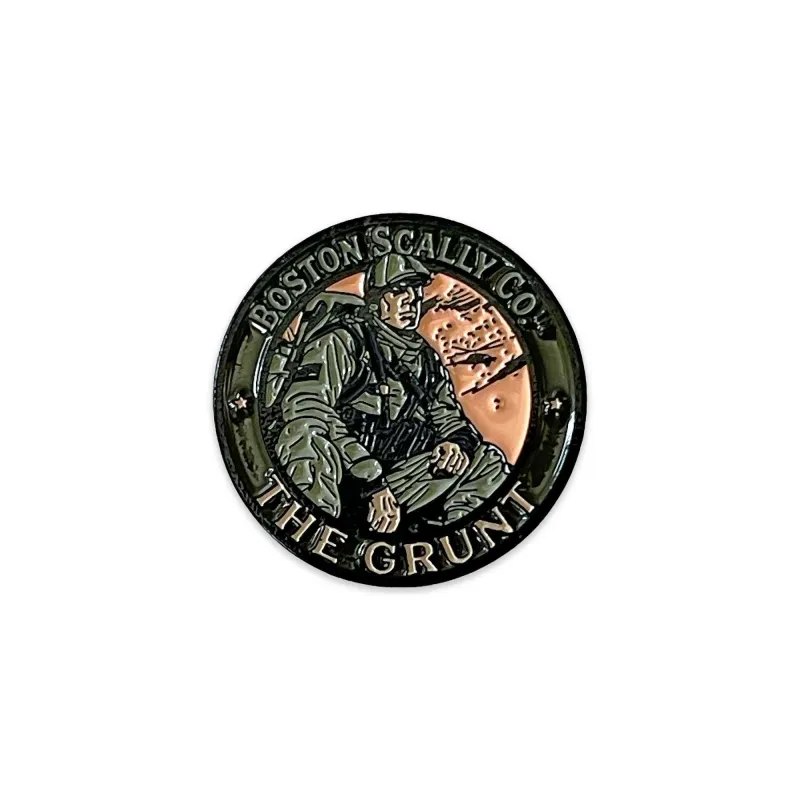 Boston Scally The Grunt Cap Pin sold by Boston Scally