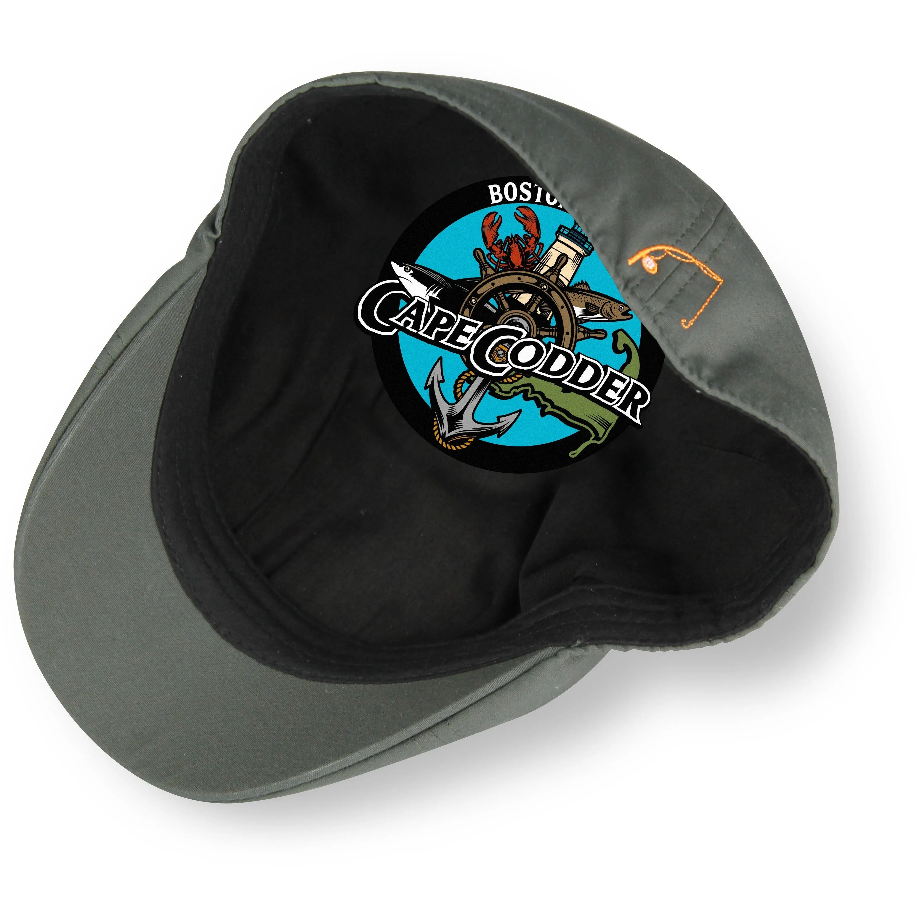 The Cape Codder Boston Scally Cap - Fishing Rod & Raycroft Green sold by Boston Scally product image thumbnail 3