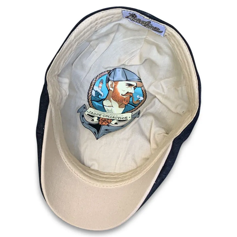 The Sailor Boston Scally Cap - Midnight Sky Black sold by Boston Scally product image thumbnail 2