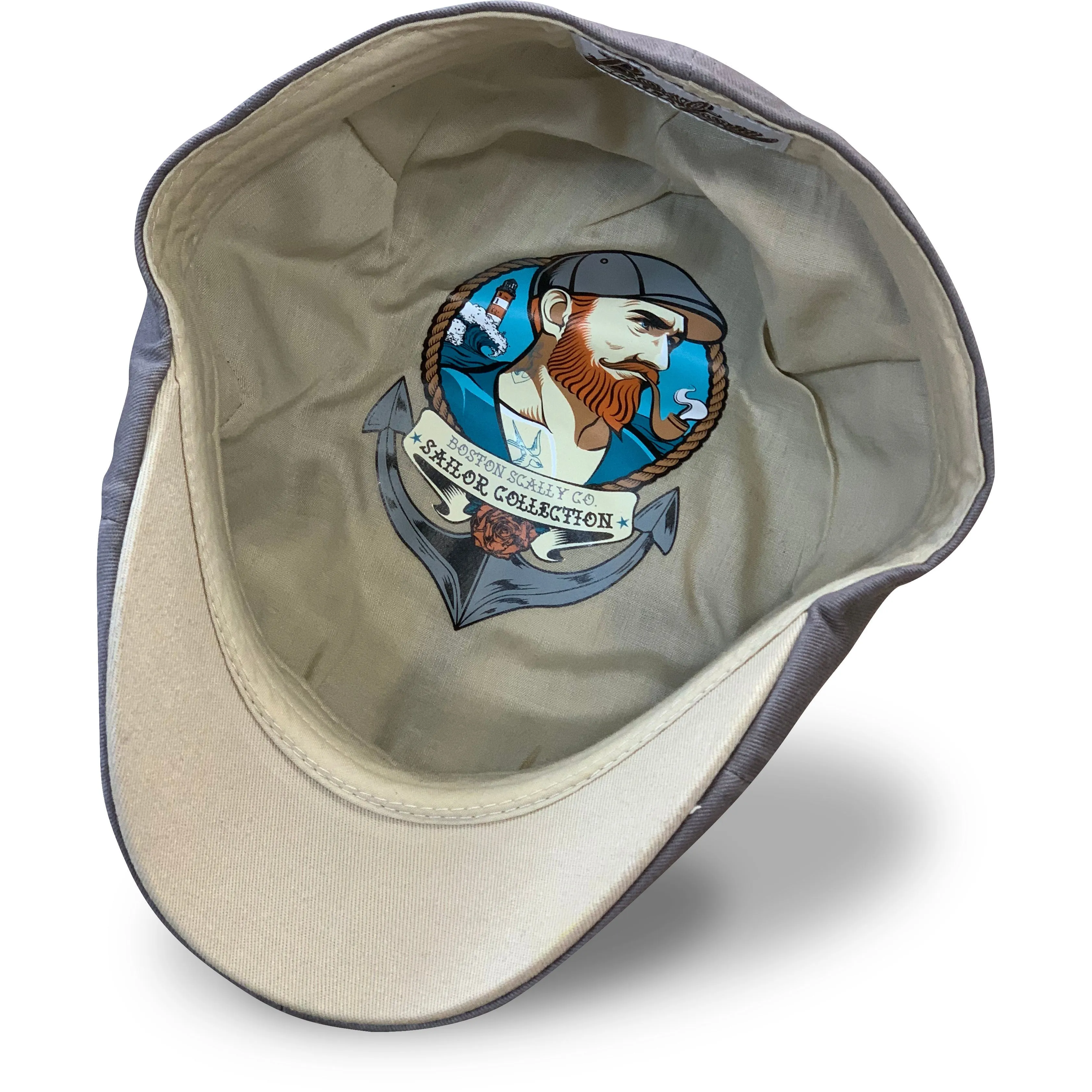 The Sailor Boston Scally Cap - Driftwood Grey sold by Boston Scally product image thumbnail 2
