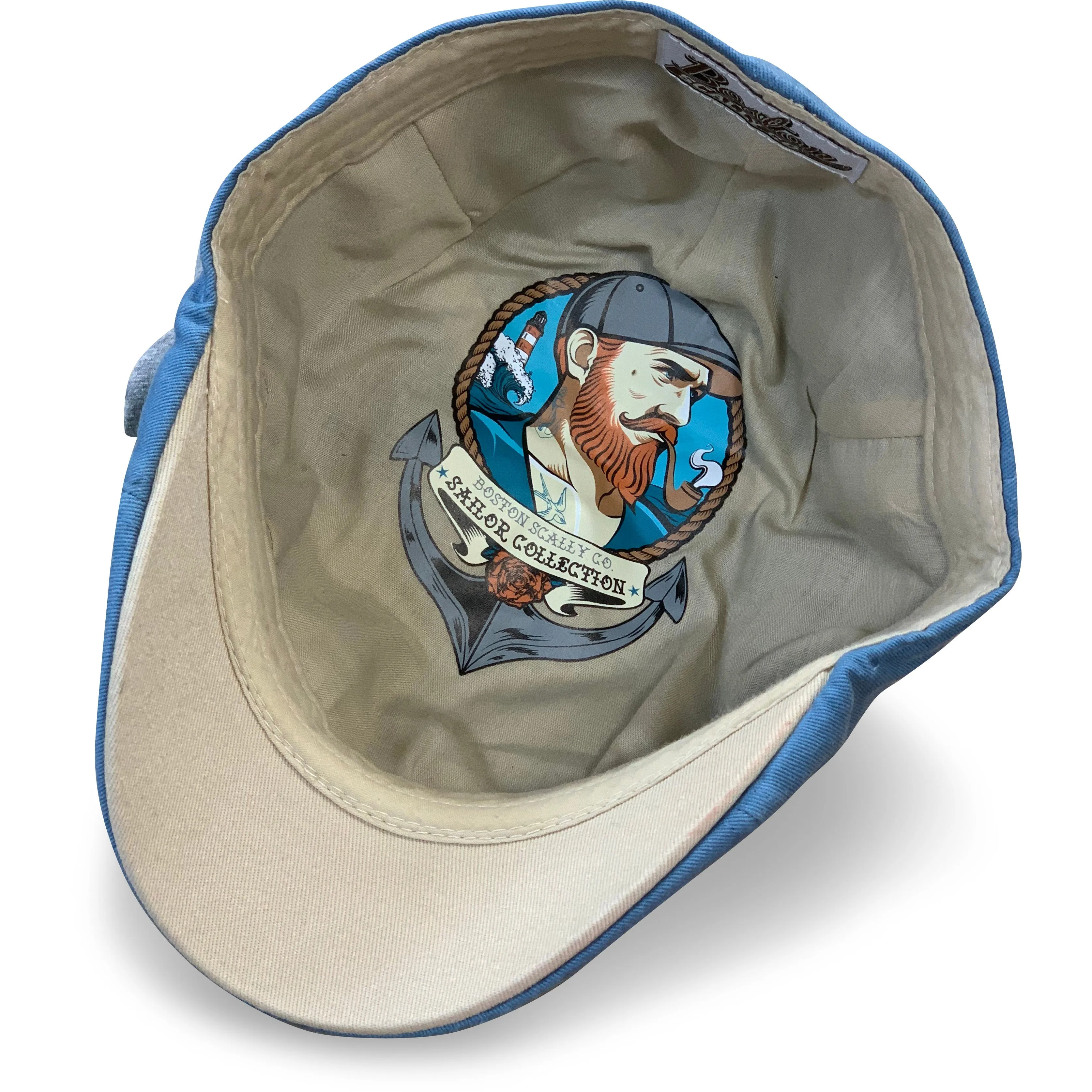 The Sailor Boston Scally Cap - Tide Blue sold by Boston Scally product image thumbnail 2