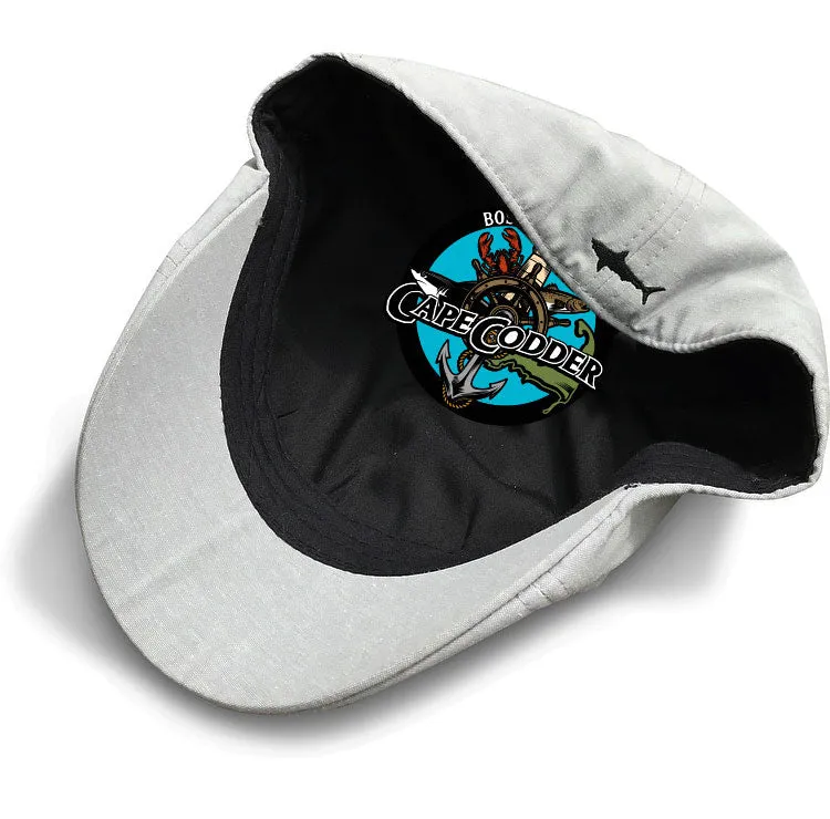 The Cape Codder Boston Scally Cap - Shark & Grey Sand sold by Boston Scally product image thumbnail 3