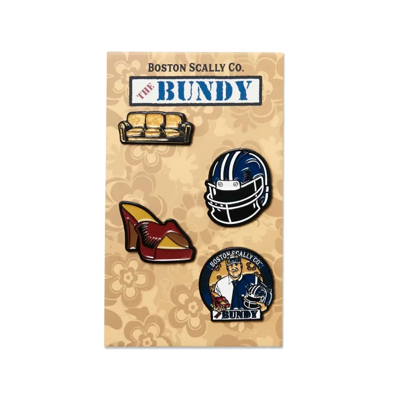Boston Scally The Bundy Cap Pin Set sold by Boston Scally