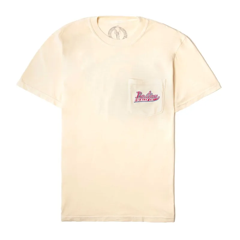 Boston Scally The United Pocket Tee T-Shirt - Vintage White sold by Boston Scally