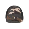 The Mesh Trucker Boston Scally Cap - Camo with Black sold by Boston Scally