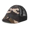 The Mesh Trucker Boston Scally Cap - Camo with Black sold by Boston Scally