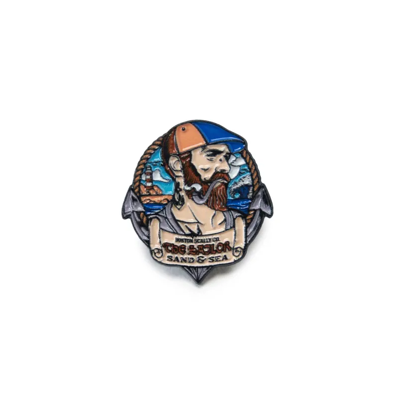Boston Scally The Sailor: Sand and Sea Cap Pin sold by Boston Scally
