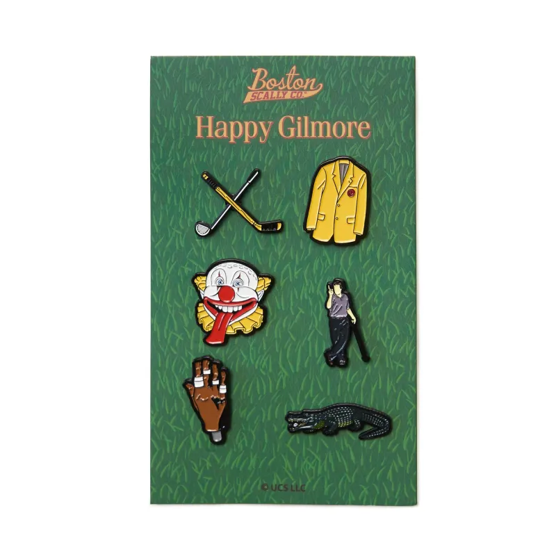 Boston Scally Happy Gilmore Cap Pin Set sold by Boston Scally