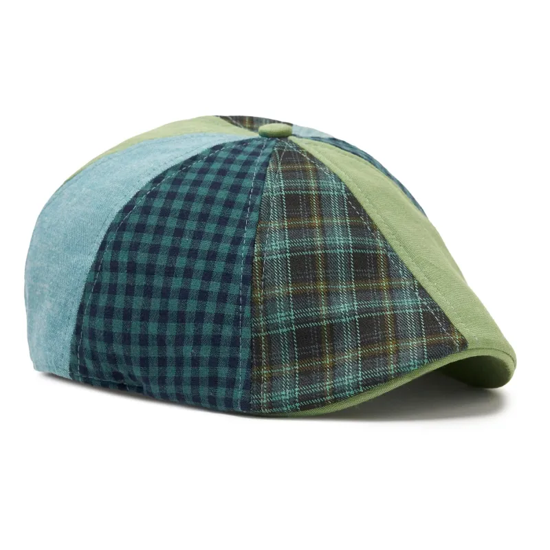 The Loch Ness Boston Scally Cap - Multi-Color Patchwork sold by Boston Scally