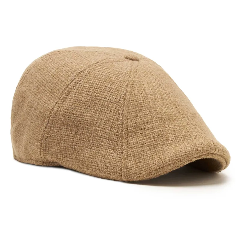 The Woven Peaky Boston Scally Cap - Shipyard Tan sold by Boston Scally