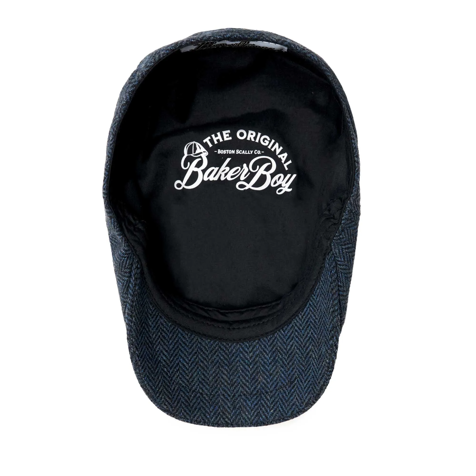 The Baker Boy Boston Scally Cap - Patriot Blue Herringbone sold by Boston Scally product image thumbnail 2