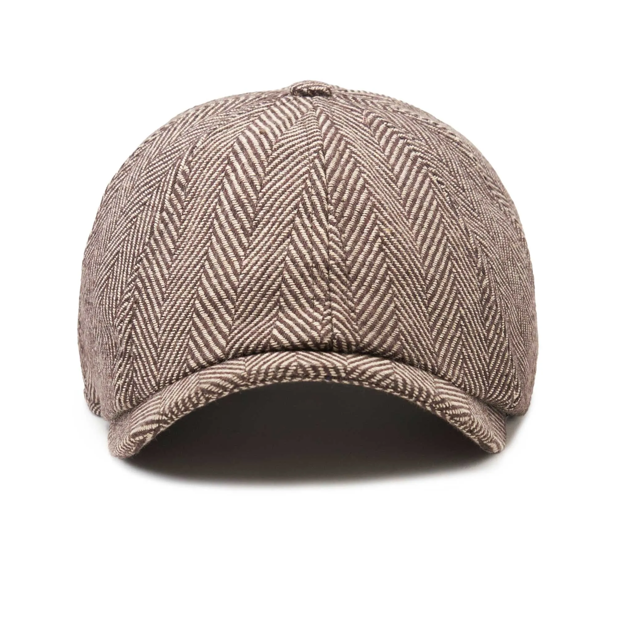The Baker Boy Boston Scally Cap - Brown Herringbone sold by Boston Scally product image thumbnail 4