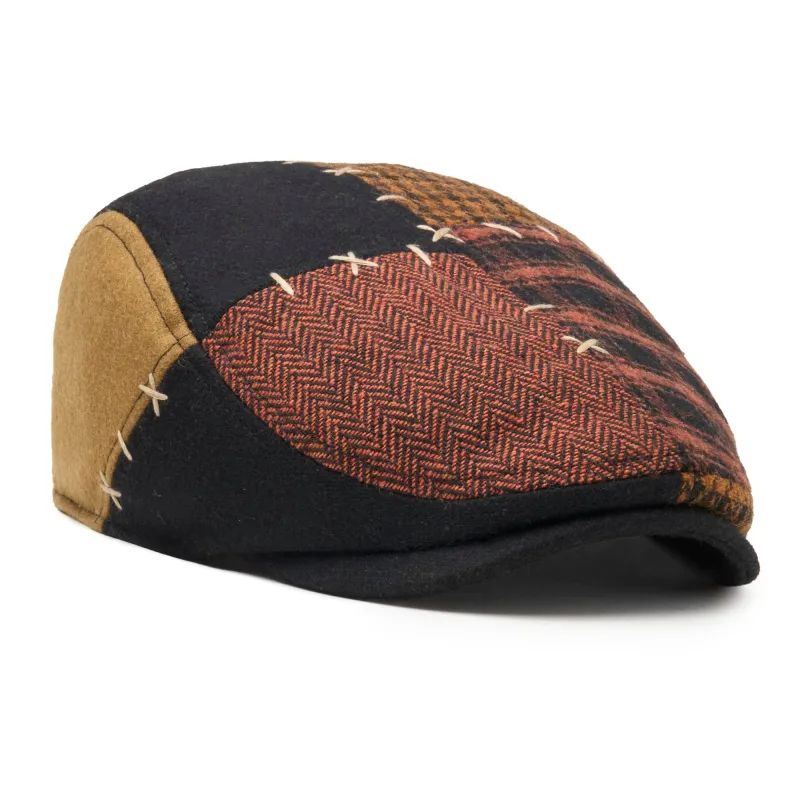 The Scarecrow Boston Scally Cap - Patchwork sold by Boston Scally