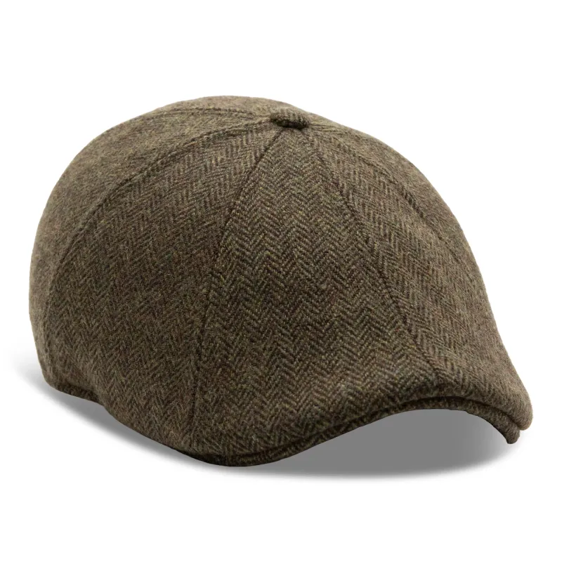 The Insulated Peaky Boston Scally Cap - Cedar Moss sold by Boston Scally