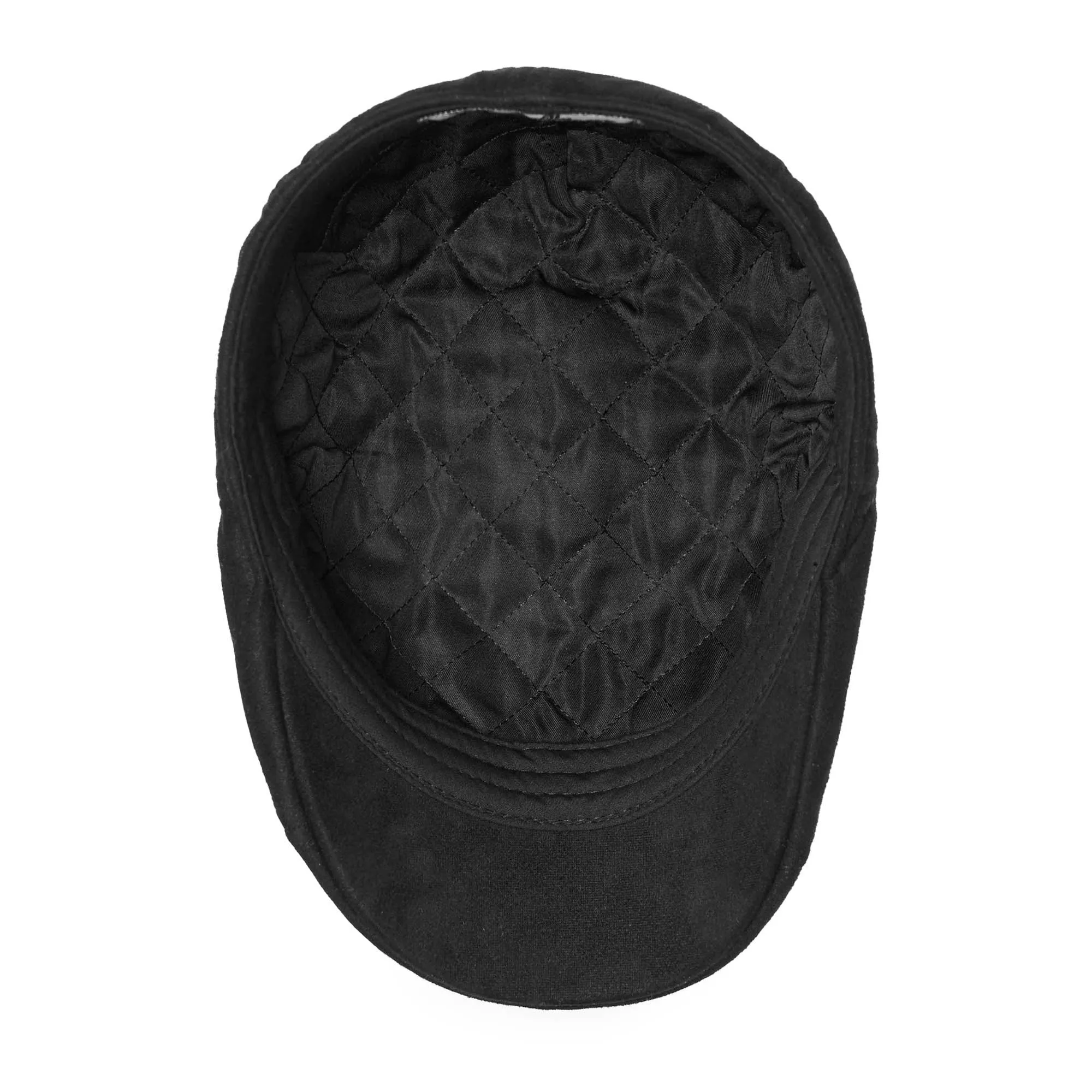 The Suede Peaky Boston Scally Cap - Black sold by Boston Scally product image thumbnail 3