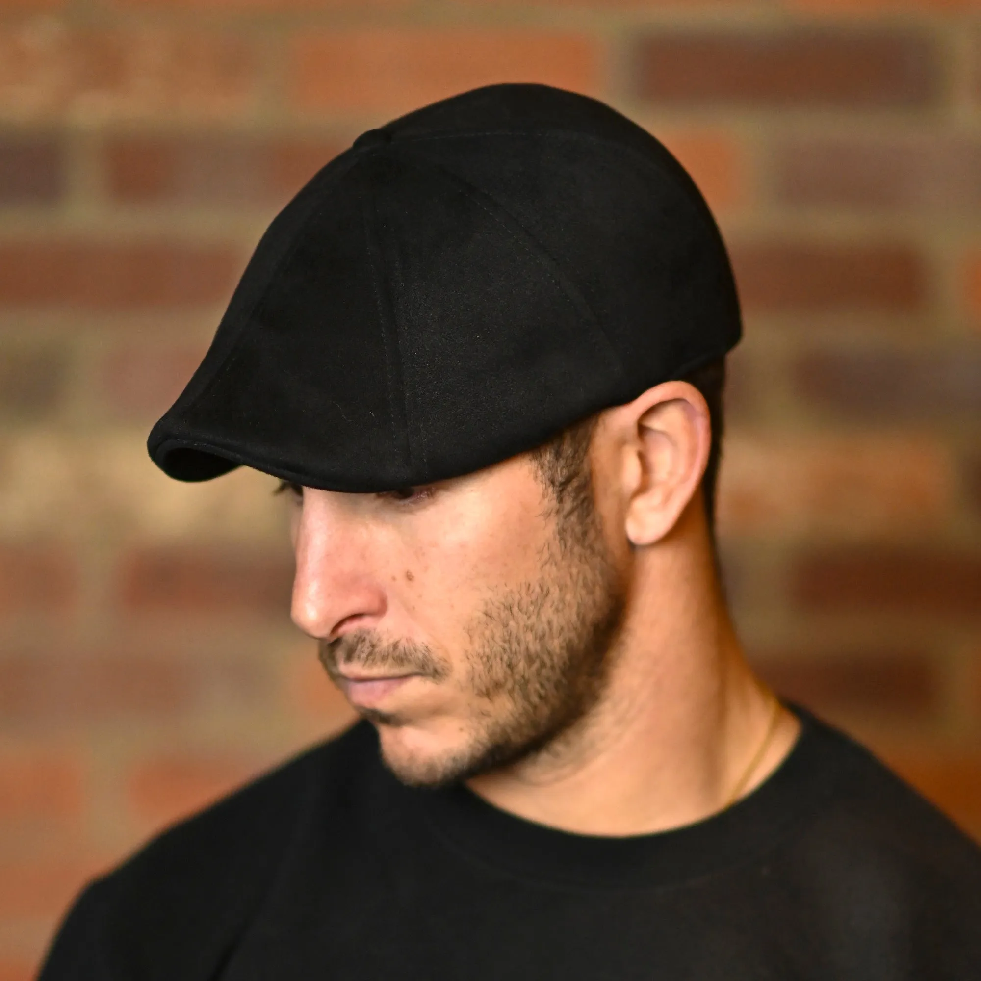 The Suede Peaky Boston Scally Cap - Black sold by Boston Scally product image thumbnail 2