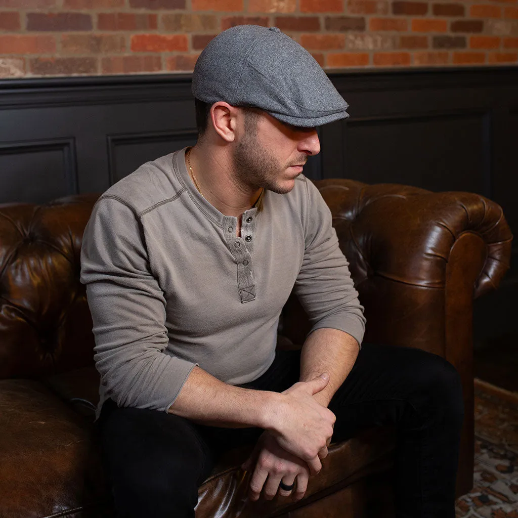 The Solid 5-Panel Boston Scally Cap - Allston Grey sold by Boston Scally product image thumbnail 2